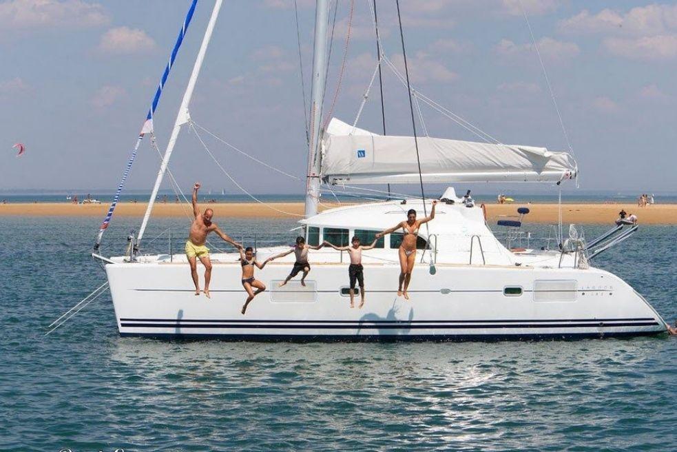 open power catamaran