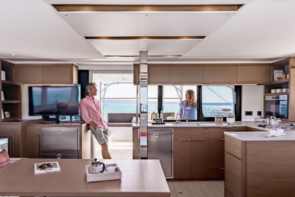 Catamaran boat interior reviews and pictures
